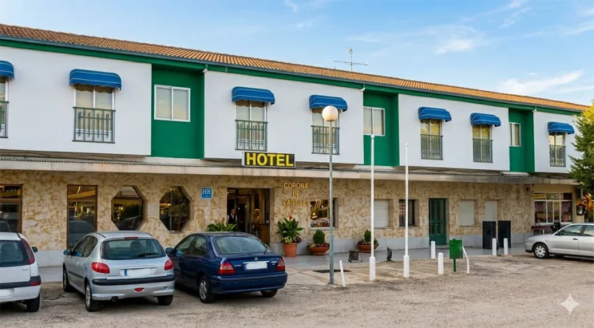 fachada del hotel